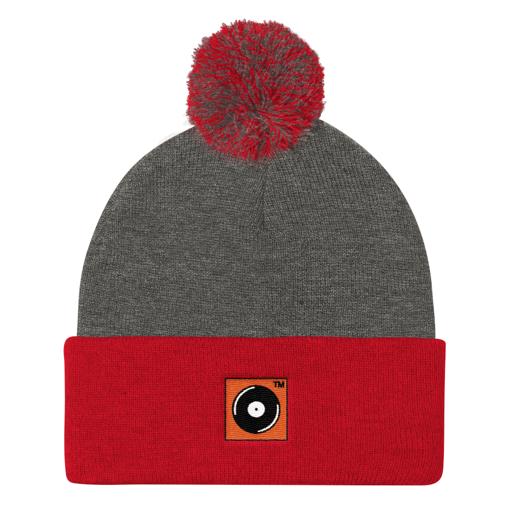 Cooked Records™ Legacy Embroidered Pom Pom Knit Cap