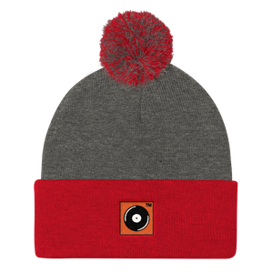 Cooked Records™ Legacy Embroidered Pom Pom Knit Cap
