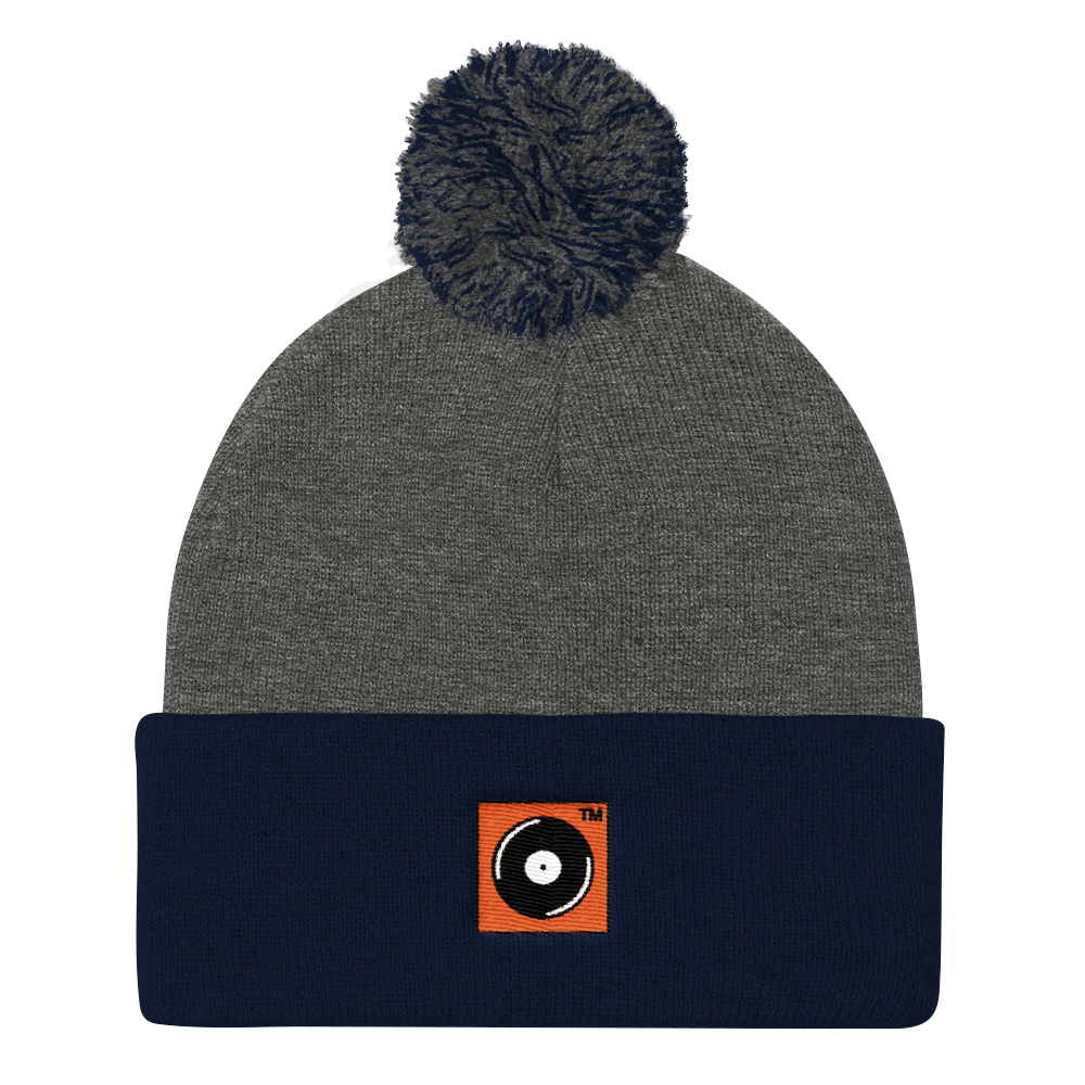 Cooked Records™ Legacy Embroidered Pom Pom Knit Cap