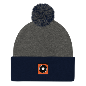 Cooked Records™ Legacy Embroidered Pom Pom Knit Cap