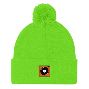 Cooked Records™ Legacy Embroidered Pom Pom Knit Cap
