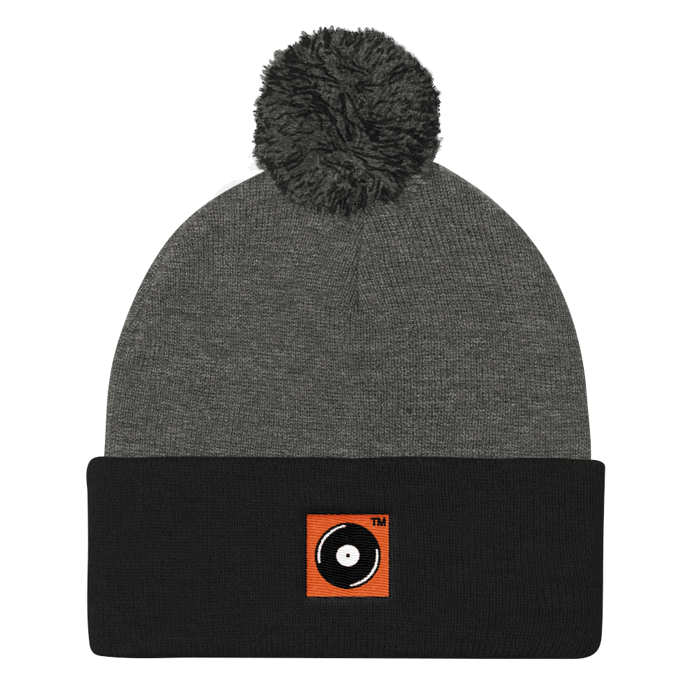 Cooked Records™ Legacy Embroidered Pom Pom Knit Cap