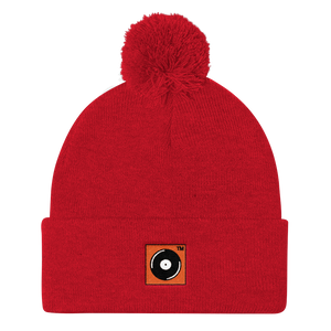 Cooked Records™ Legacy Embroidered Pom Pom Knit Cap