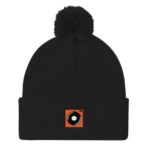 Cooked Records™ Legacy Embroidered Pom Pom Knit Cap