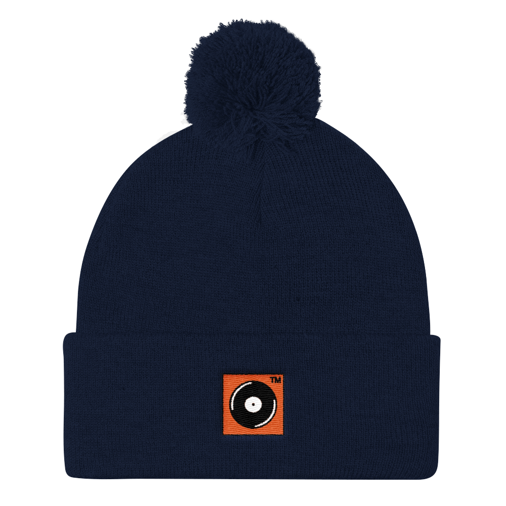 Cooked Records™ Legacy Embroidered Pom Pom Knit Cap