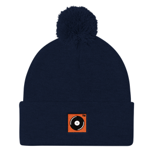 Cooked Records™ Legacy Embroidered Pom Pom Knit Cap