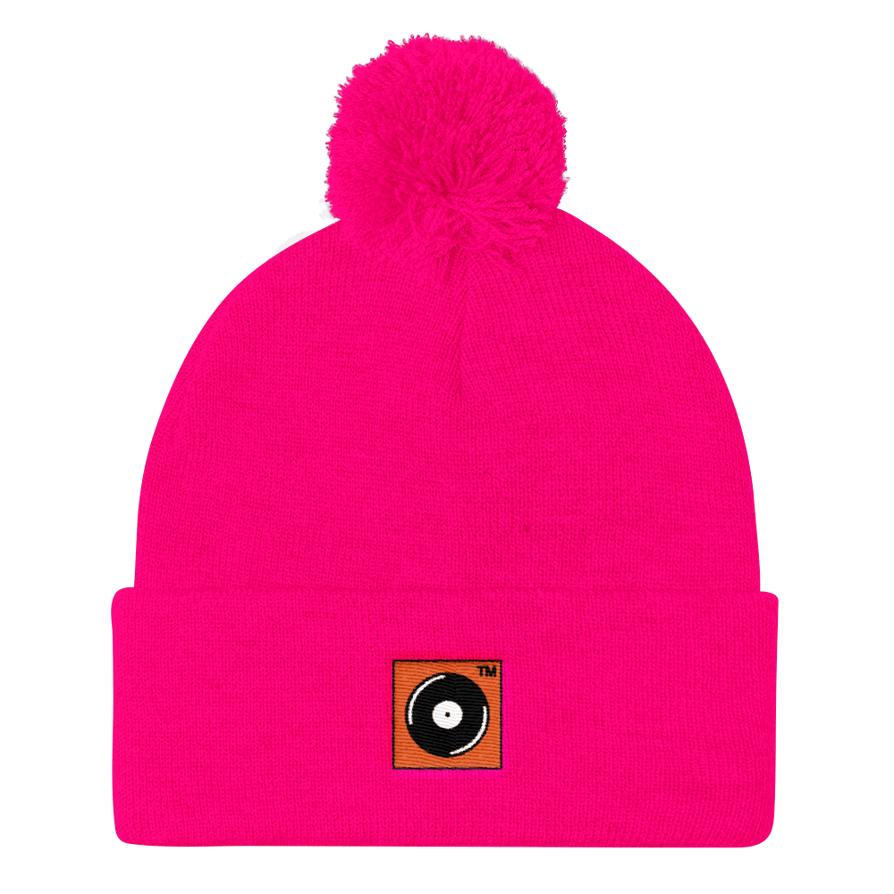 Cooked Records™ Legacy Embroidered Pom Pom Knit Cap