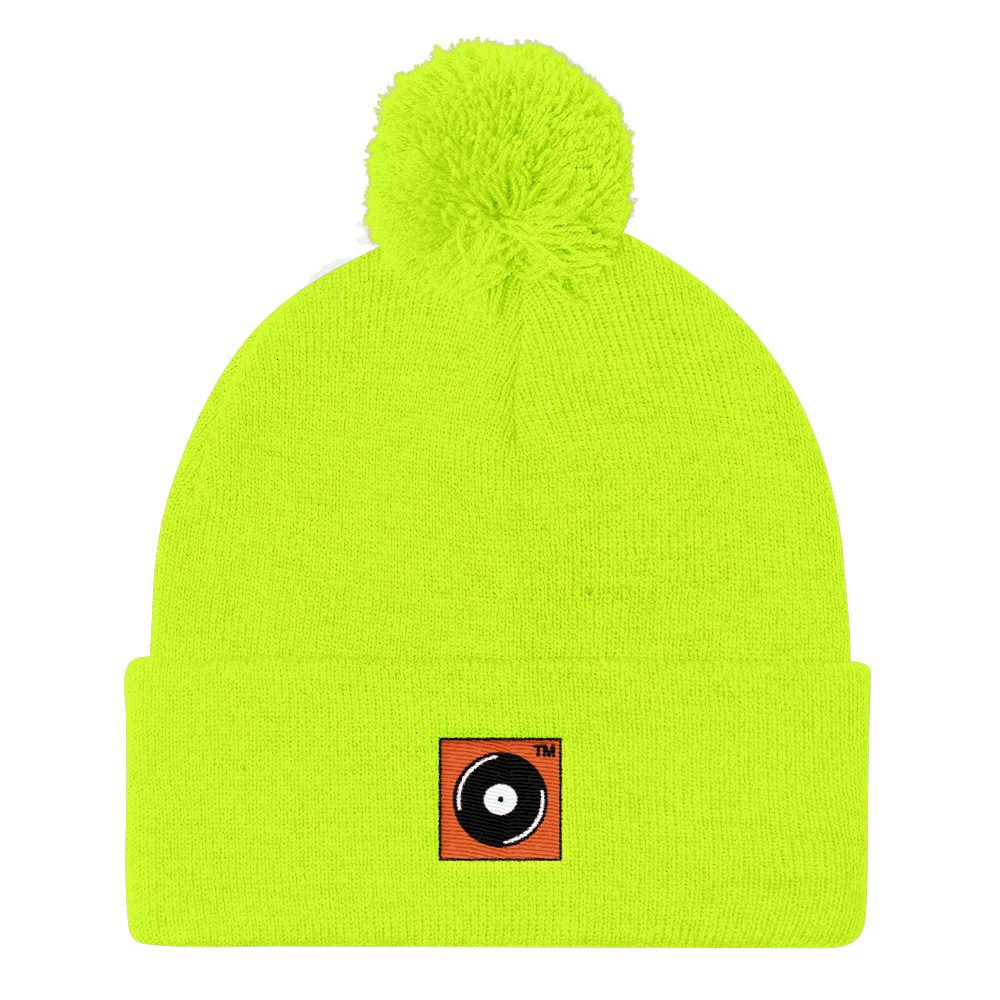 Cooked Records™ Legacy Embroidered Pom Pom Knit Cap