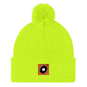 Cooked Records™ Legacy Embroidered Pom Pom Knit Cap